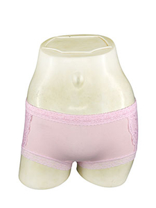 PINK boyshorts panties for Urinary incontinence in elderly female